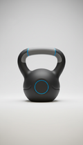 Matte Black Kettlebell with Ergonomic Grip