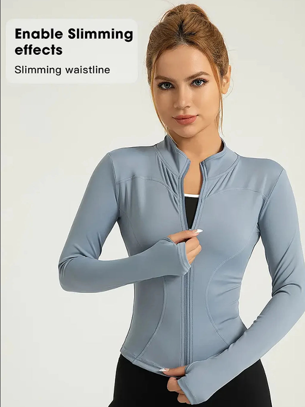 Fitness wear long-sleeved yoga coat