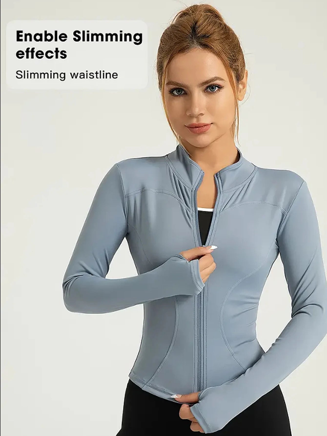 Fitness wear long-sleeved yoga coat