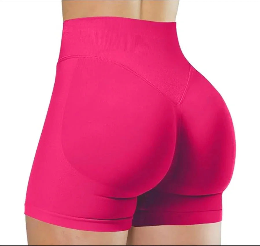 Summer High Waisted Yoga Shorts for Women
