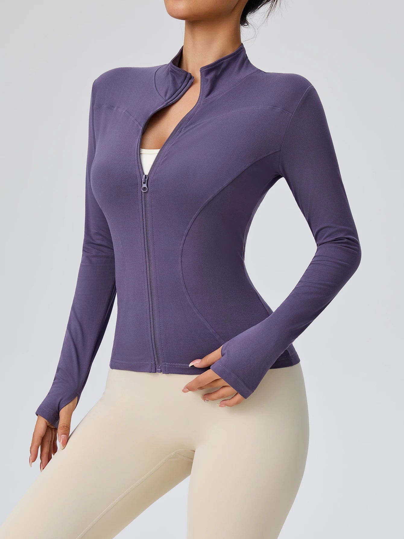 Fitness wear long-sleeved yoga coat