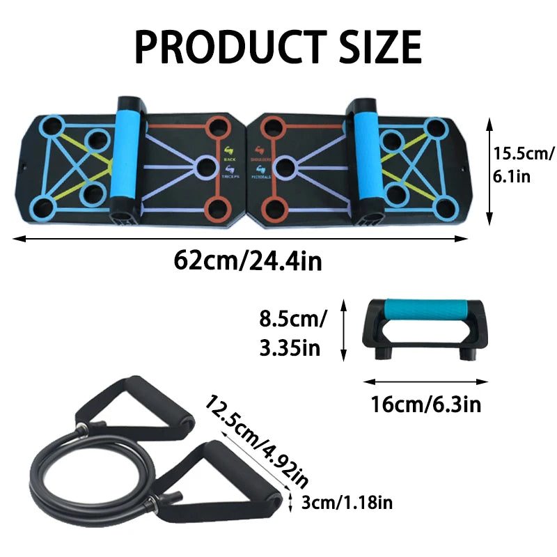 Multi functional Folding Push-up Board