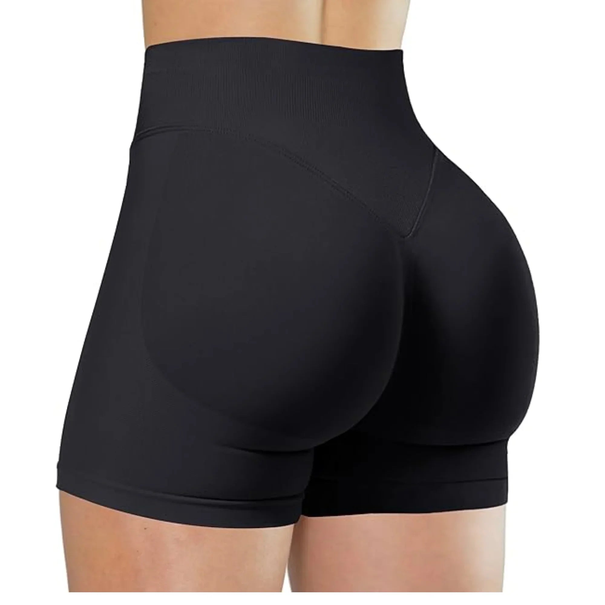 Summer High Waisted Yoga Shorts for Women