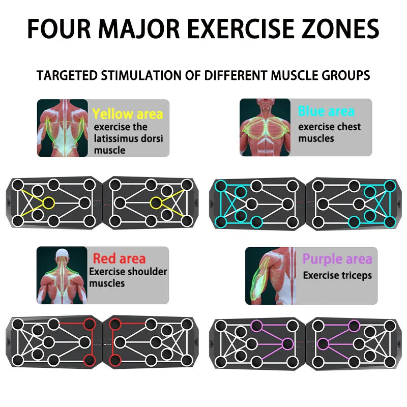 Multi functional Folding Push-up Board
