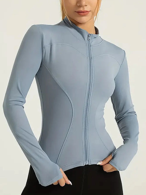 Fitness wear long-sleeved yoga coat