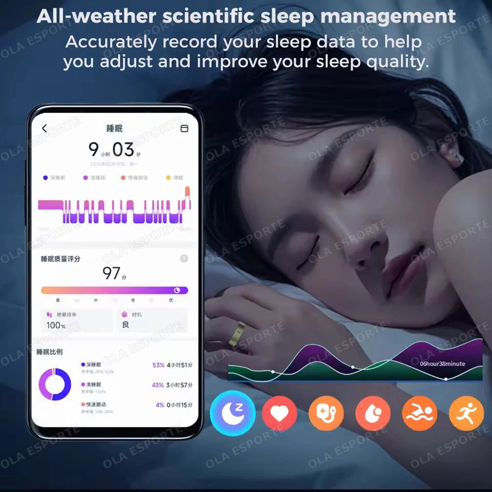 Smart Health Ring | Heart Rate, Sleep & Activity Tracker