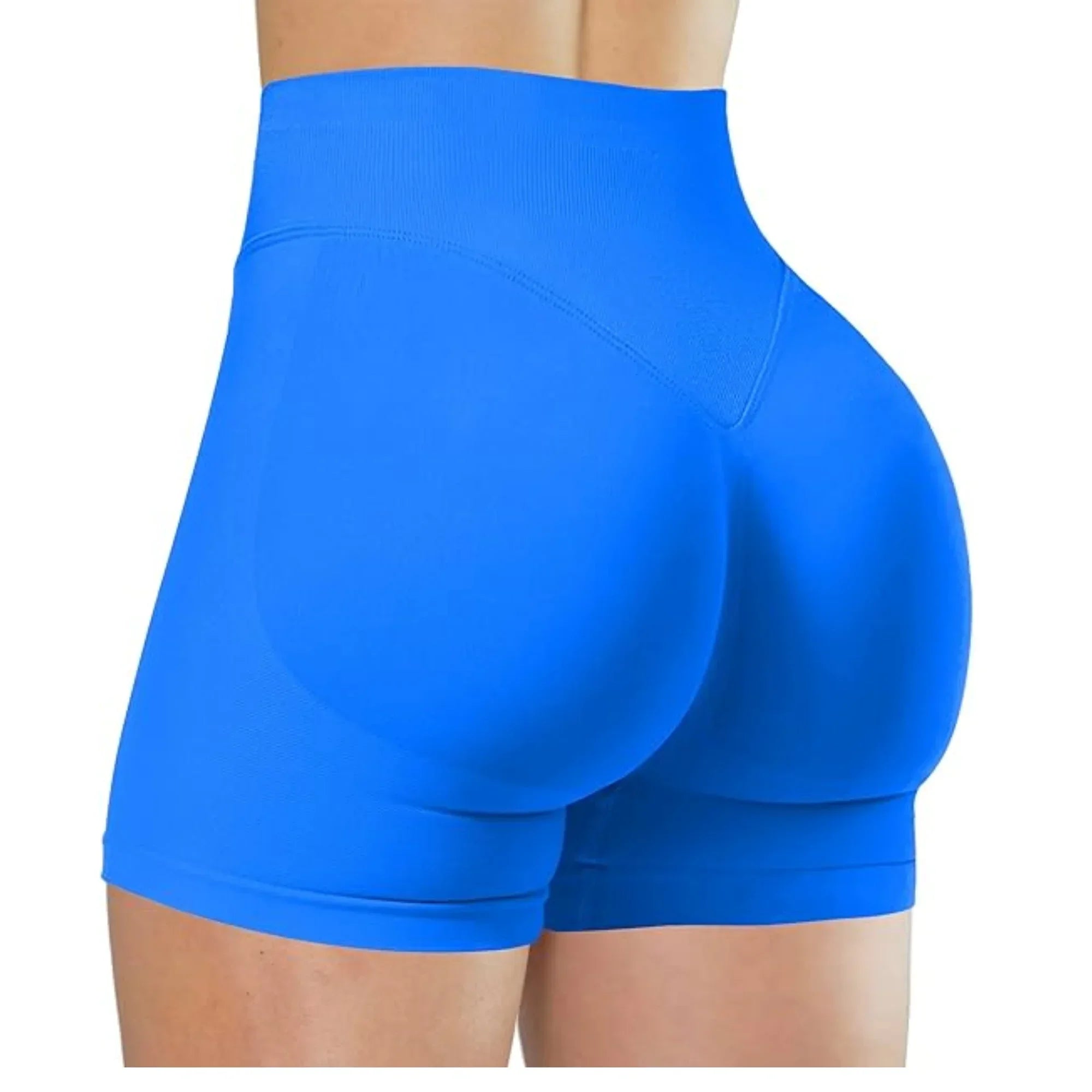 Summer High Waisted Yoga Shorts for Women