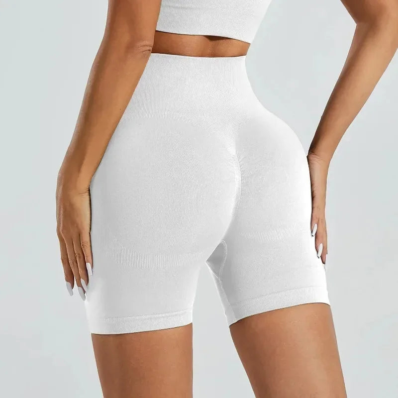 Summer High Waisted Yoga Shorts for Women