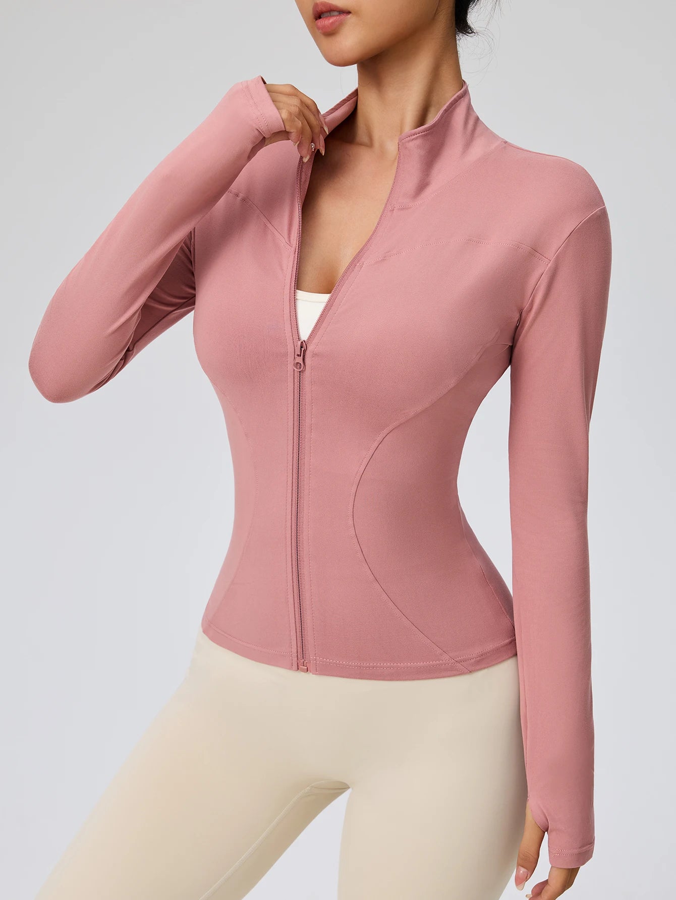 Fitness wear long-sleeved yoga coat