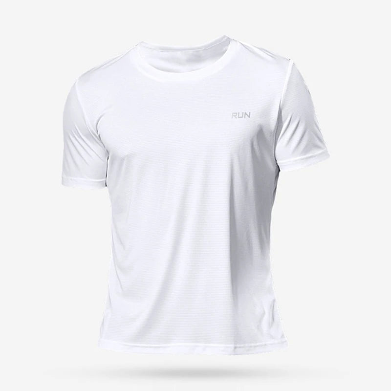 Summer Mens Quick Dry Running Bodybuilding Shirts