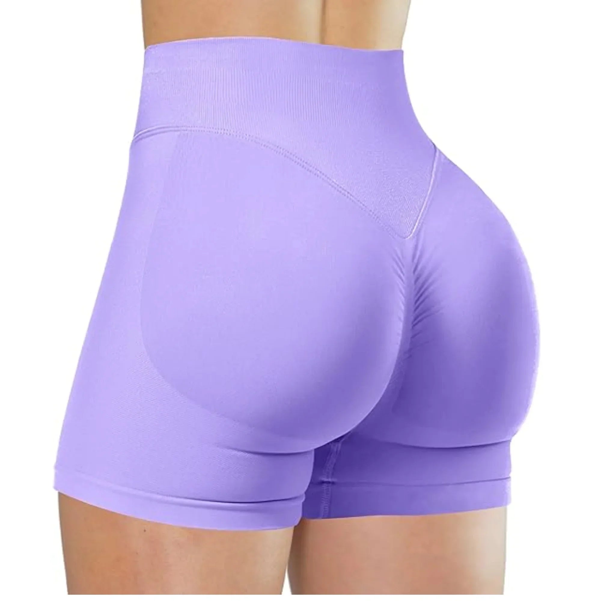 Summer High Waisted Yoga Shorts for Women