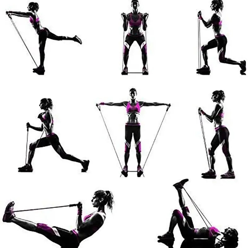 Workout resistance Bands With Handles For Men Women