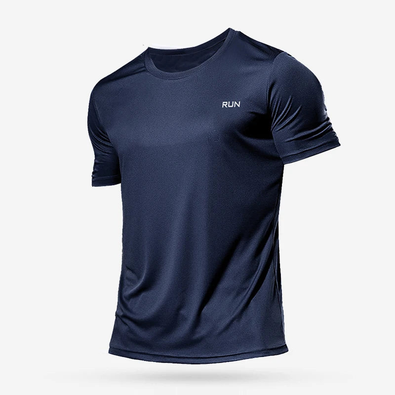 Summer Mens Quick Dry Running Bodybuilding Shirts