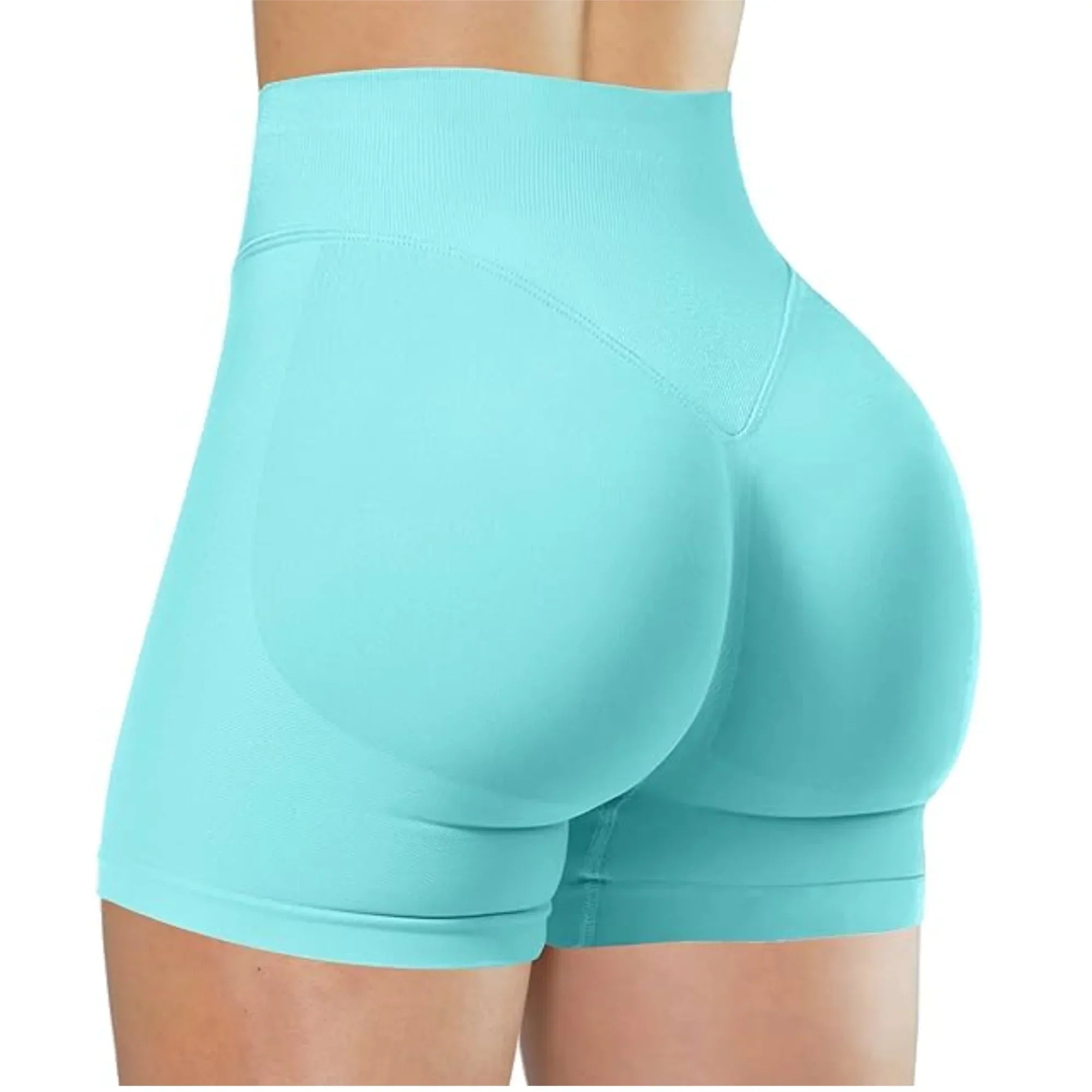 Summer High Waisted Yoga Shorts for Women