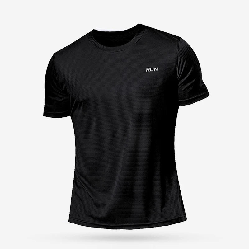 Summer Mens Quick Dry Running Bodybuilding Shirts