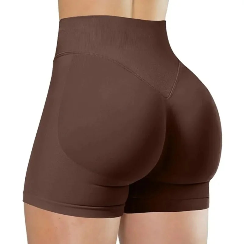 Summer High Waisted Yoga Shorts for Women