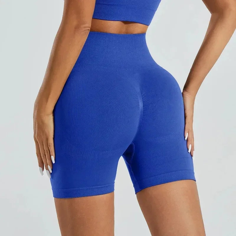 Summer High Waisted Yoga Shorts for Women